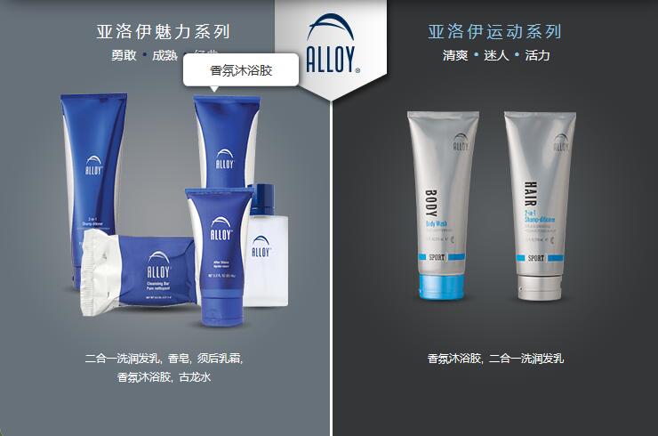 亚洛伊魅力香氛沐浴胶