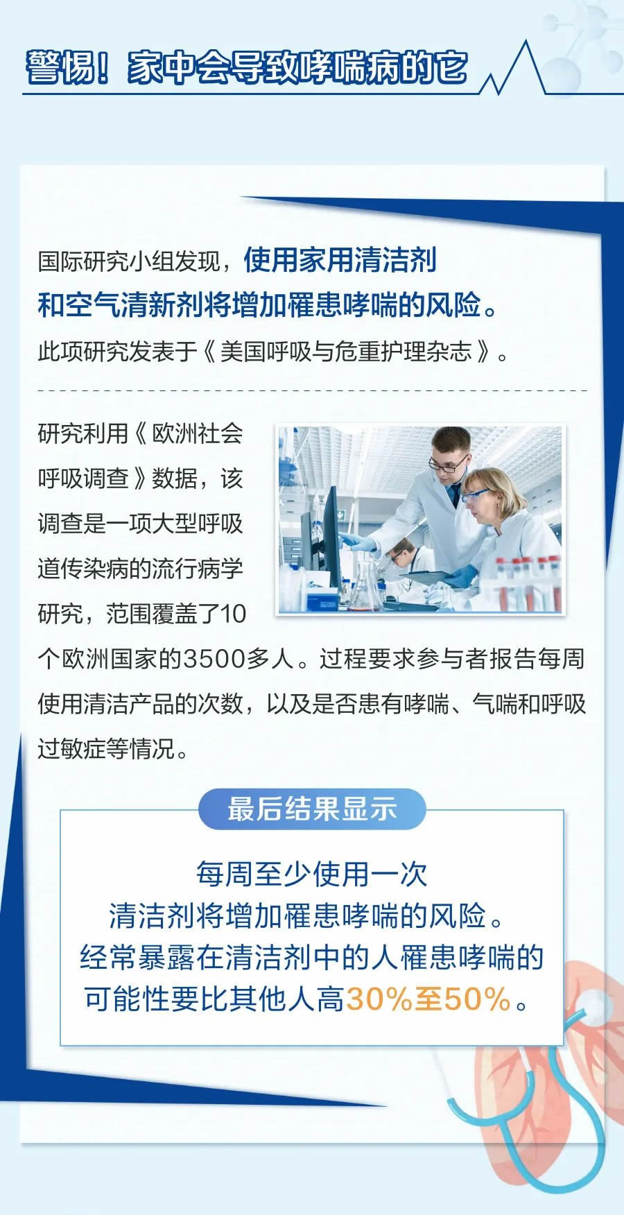 清洁用品为什么会触发哮喘？