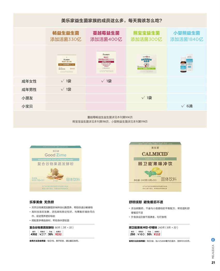 美乐家官方产品目录-2024年5月份