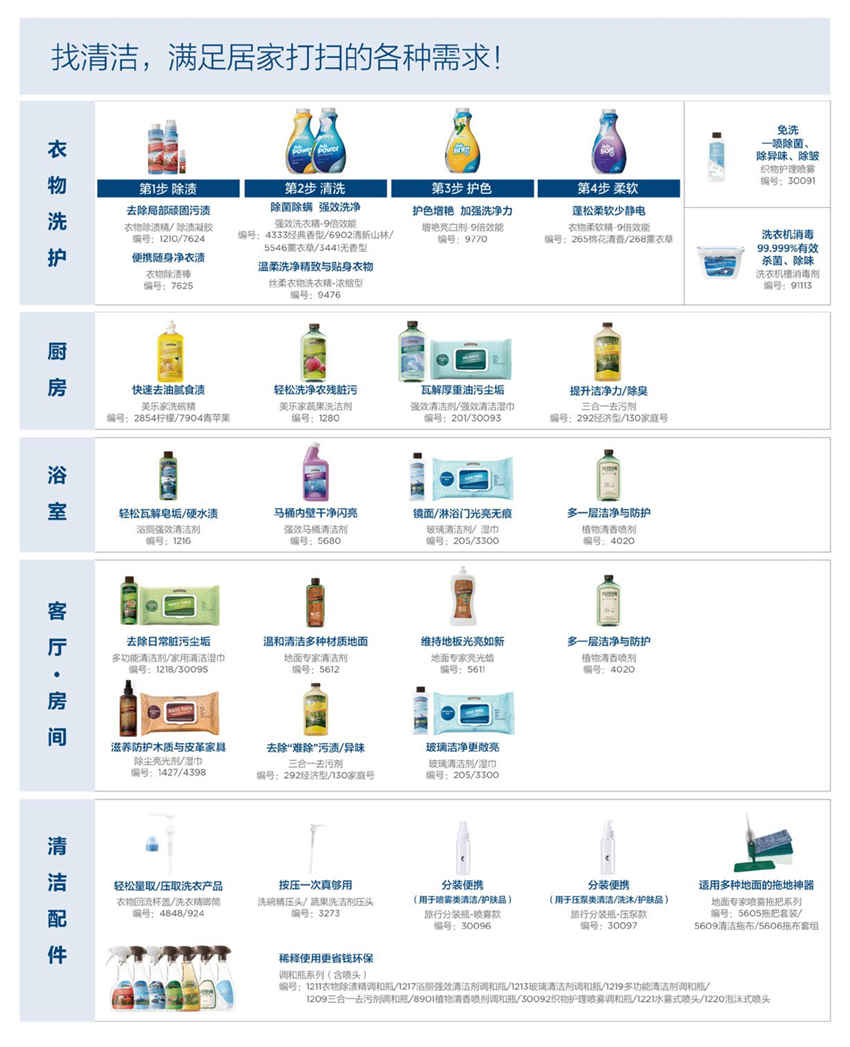 美乐家官方产品目录-2024年5月份